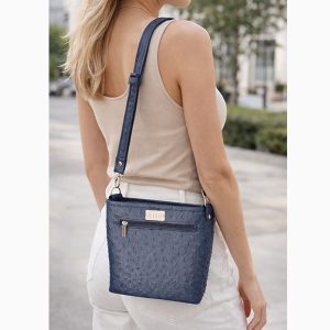 BLUE SHOULDER BAG
